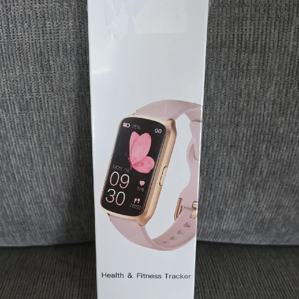 Womens Pink and Gold Health & Fitness Tracker By Amzhero New In Box